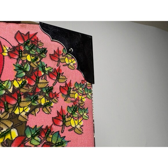 Choice Made Art Cigar Box Handbag Purse Woman Walking Dog I Love To Shop - Picture 14 of 16